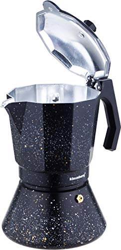 Klausberg Moka Express 12 Tassen Espressokocher Kaffepresse Kaffeekocher KB-7161 Induktionsherd