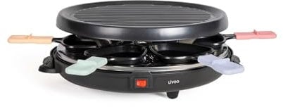 Appareil a Raclette LIVOO - 6 personnes noir