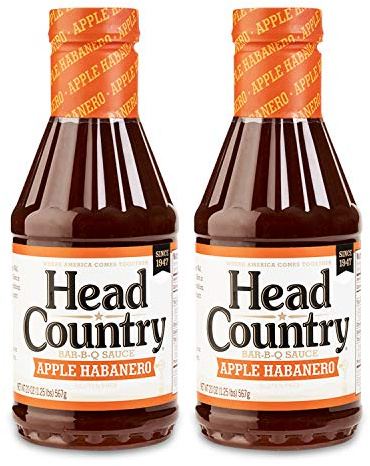 Bar-B-Q Sauce, Apple Habanero Flavor, 20oz (pack of 2)