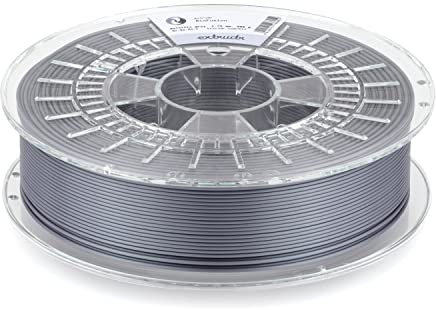 extrudr® BioFusion ø1.75mm (800gr) 'METALLIC GREY/GRAU' - 3D Drucker Filament - Made in Austria