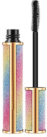 Sternenklare Wimperntusche Vivid Galaxy Mascara 4D Wimpern aus Seidenfaser Dicker, wasserdichter Mascara