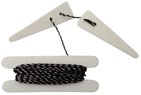 Acclaim Plastic Measuring Pegs Peg Measure White/Black Cord 4.5 15' Cord