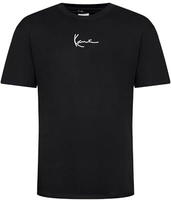 Karl Kani Small Signature T-Shirt (DE/NL/SE/PL, Alphanumerisch, L, Regular, Regular, Black/White)