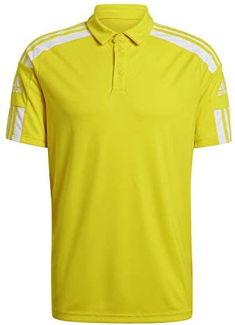 adidas Herren Squadra 21 Polo Shirt, Team Yellow/White, XXL