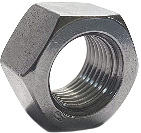 Tuercas hexagonales de acero inoxidable 1/2-20 (rosca fina) paquete de 25 piezas de suministro de pernos marinos