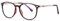 ZUVGEES Mode Runden TR90 Blaulichtfilter Lesebrille für Herren und Damen Lightweight Anti-blaue Computerbrille (Rosa Leopard, 2.5)