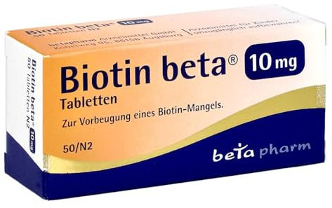 BIOTIN BETA 10 mg Tabletten 50 St
