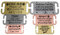 SUCRE Pet Tag Dog Tags for Pets Engraved UK, Slide On Stainless Steel Curved and Flat Personalised Dog Tag, Cat Collar with Name Tag, Dog tag Engraved and Dog Name Tags Personalised (S, Rose Gold)