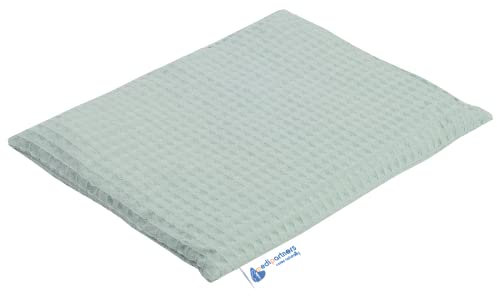 Medi Partners Kirschkernkissen Körnerkissen groß Wärmekissen 500g Rechteck 20x25cm Öko Natur 100% Baumwolle Wärme + Kältetherapie Massagetherapie (Minze)