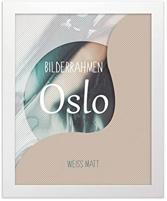 BIRAPA Fotorahmen Oslo 105x132 cm Bilderrahmen in Weiß Posterrahmen