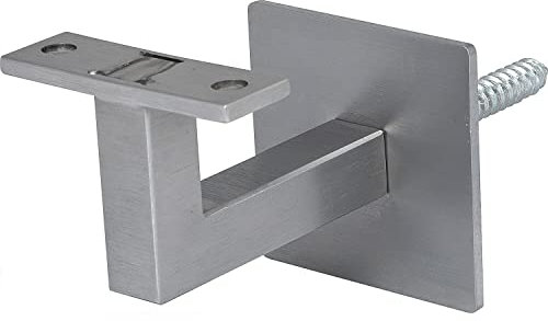 Halcö Handlaufträger mit Schraubbefestigung, Handlaufhalter Wandabstand 78 mm, Handlauf Halterung aus Edelstahl