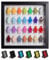 Tapeera Vitrine en Bois Noir pour Mini Figurines – Vitrine Souvenir pour Figurines – Cadre de boîte Ombre de 28 x 28 cm – Mural et Dessus de Table avec Protection Contre la poussière – Jusqu'à 28