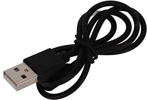 SPYMINNPOO Cargador de Reloj Inteligente, Cargador de Reloj Inteligente de 2 Pines Cable de Carga USB Portátil Universal Magnético Smartwatch Negro (2,8‑9 mm)