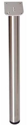 benfershop Tischbein Edelstahl rund - 60 mm