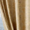 Amidoudou 1 Paar luxuriöse Samtvorhänge im nordischen Stil für Wohnzimmer Schlafzimmer Gold Vorhänge (Gold, 137 x 213 cm)