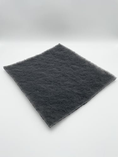 Mousse Filtre Charbon Actif Aerofilter 1m x 1m – 1m² à Découper – Hotte Cuisine VMC Double Flux – Anti-Odeurs et Gaz – 14mm Épaisseur – Expédié depuis la France – Usage Polyvalent