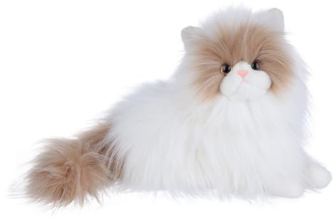 Apricot Lamb –Orange und weiße Perserkatze -Katze Cat- Plüsch Spielzeug Plüschtier für Mädchen, Jungen & Babys –Stofftier zum Spielen – Gemütliches Schmusetier – Plüsch Perserkatze