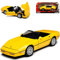 Motormax Chevrolet Corvette C4 Cabrio Gelb 1983-1996 1/24 Modell Auto