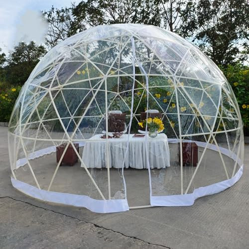 WDDEYYDS Blase Zelt Garten Zelt Kuppel 3,6 M/12FT Transparent Gewächshaus Outdoor Camping Kuppel Für Strand Party