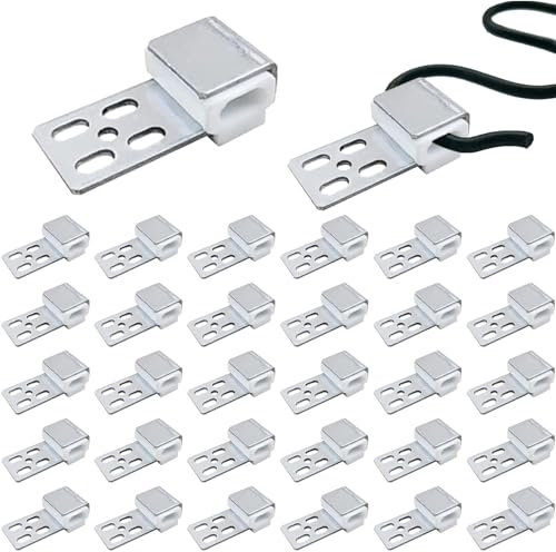 32 Stück Sofa Feder Clips, Metall Sofa Feder Reparatur, Möbel Federset, Couch Ersatzteile für Polstermöbel, Möbel Federset zur um Möbel, Feder Clips für Möbel mit 5 Löchern, für Sofa, Couch und Stuhl