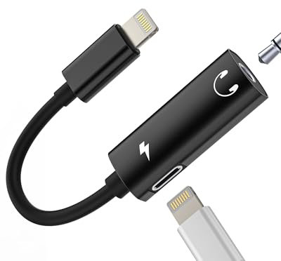 Lightning a Jack 3,5mm Adaptateur pour iPhone 14 Écouteurs Aux Audio Câble Chargeur Accessoires pour Apple pour iPad Écouteurs Casque Splitter Dongle