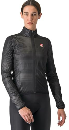 Castelli Damen Squall Shell Jacke, vollständig wasserdicht, winddicht, leicht, reflektierend, für Rennrad und Gravel-Biking