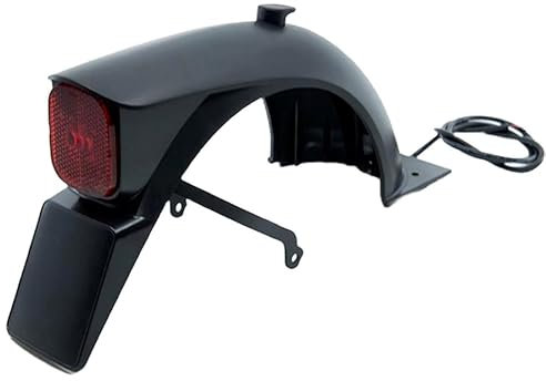 EScooter-Reparatur Ninebot E2 / E2 Plus Original Kotflügel hinten mit Licht, Schwarz, Kunststoff, Motorrollerkompatibel