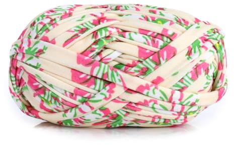 iSuperb 1 Pezzi Filato di Maglietta Filato all'Uncinetto Filato di Maglietta, Filato di Cotone Fai-da-Te,Knitting Yarn,per Maglieria Tappeto Borsa Borsa Filato (C-1 PCS)