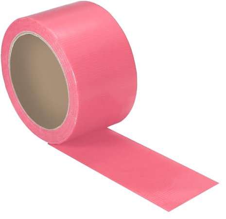 PATIKIL Ruban Gaffer 5 cm x 50 mètres, Ruban de Sol Gaffer Imperméable Sans Résidu Non Réfléchissant Facile à Déchirer pour Photographie Intérieur Extérieur Câble Électrique, Rose