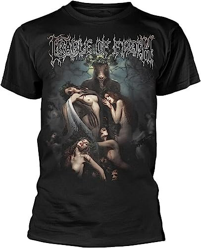 TIANZHONG77 Cradle of Filth Hammer of The Witches Black T-Shirt (Medium)