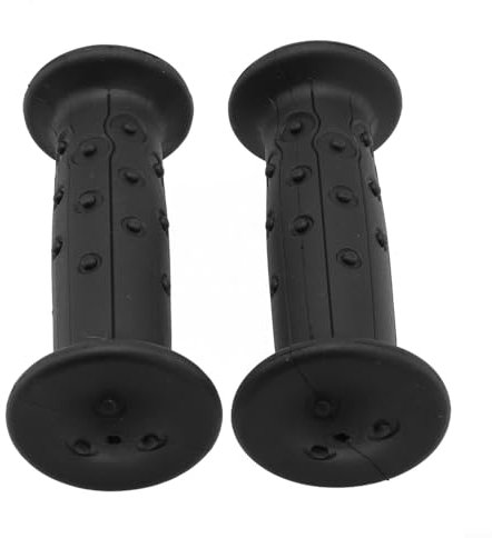 1 Paar Kinder Fahrrad Weich Lenkergriff Gummi Rutschfest Griff Lenkerabdeckung 19mm (schwarz)