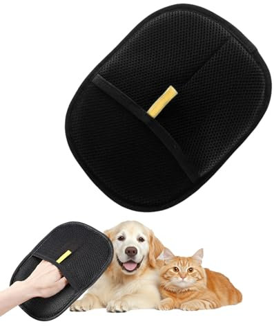 Guanto magnetico generico per pelo,spazzola magnetica miracolosa per pelo,guanto per rimuovere peli di animali,guanto per rimuovere peli di gatto,guanti per la cura del pelo degli animali domestici