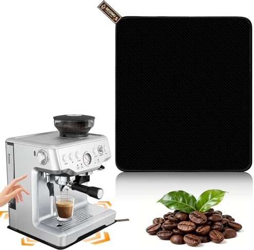 Tappetino scorrevole per macchina espresso Breville 870XL, tappetino antiscivolo su entrambi i lati con cinghia per appenderlo, facile da pulire, protegge il piano di lavoro della cucina, tappetino