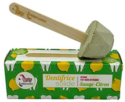 LAMAZUNA Dentifrice solide Sauge-Citron 17g Bio -