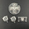 Multicolor Full Set Custom Keypads A B Buttons Mod Kit Button für Game Boy Pocket GBP Ersatzteile – Transparent