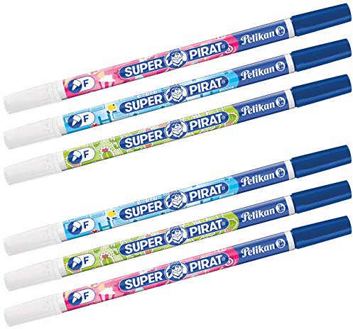 Pelikan Tintenlöscher Super-Pirat 850, 6 Stück (F)
