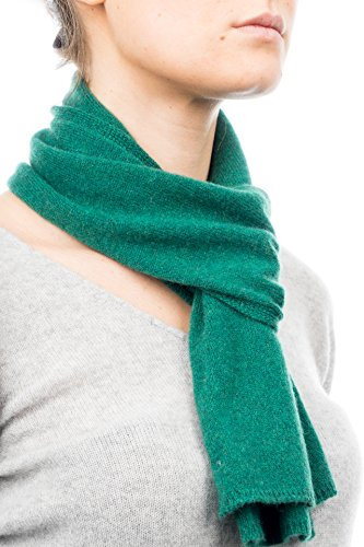 Dalle Piane Cashmere - Mini Schal aus 100% Kaschmir - Made in Italy - für Frau, Farbe: Grün, Einheitsgröße