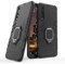 Compatible con Huawei P20 Pro Funda, Anillo Metálico Sujeción Soporte Antichoque Rígido Caja (Funciona con el Montaje de Coche Magnético) Doble Capa Sólido Case Carcasa para Huawei P20 Pro (Negro)