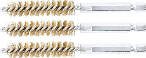 BGS 3078-11-M | Brass Brush | 11 mm | 6.3 mm (1/4) Drive | 3 pcs.