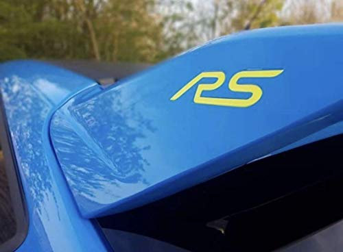 Focus RS MK3 3D Gel-Embleme Inlays für den Heckspoiler (Gelb)