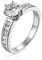 Bishilin Ringe für Damen 585 6-Steg-Krappenfassung Rund Moissanit Eheringe Weißgold Hochzeit Ringe mit Diamant Ect Gr.52 (16.6)