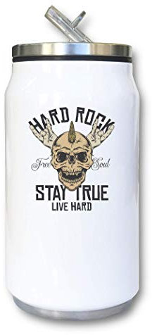 Hard Rock Stay True Live Hard Skull Thermische Getränkedose