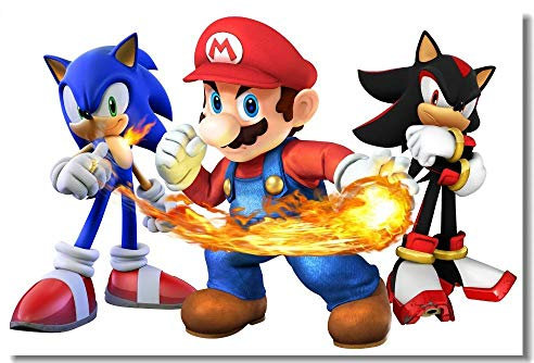 HUGF Wandtattoo Benutzerdefinierte Leinwand Wandbild Super Poster Super Wandaufkleber Wallpaper Super Sonic