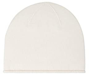 Style & Republic Beanie aus Kaschmir, Cream Mütze aus 100% Kaschmir, Einheitsgröße mit 50cm Bundumfang, Unisex…