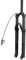QHY Sospensioni Forcella da 26 Pollici 1/1-8 Straight Steerer MTB Forcella Ammortizzata per Bici Ammortizzatore Air con Regolazione dello Smorzamento Corsa 100mm Freno Disco QR 9mm Assale 100mm