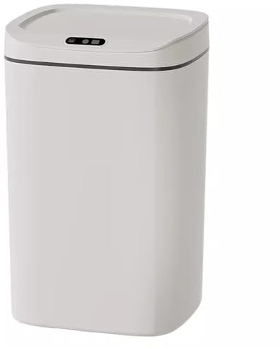 CJHFR472SG Poubelle Cuisine Poubelle électrique Automatique avec Couvercle, Grand ménage, Salon, Cuisine, Salle de Bain, Toilettes, Grande capacité Bacs à déchets(16L)
