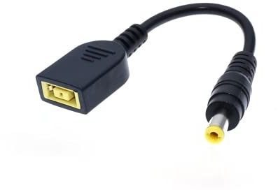 JMT DC 7.9 x 5.5mm Round Jack to Square USB Plug Converter Laptop Power Adapter Connector Cable Compatible for Lenovo ThinkPad IBM Charger (15cm,5.5x2.5mm Male-USB Female)