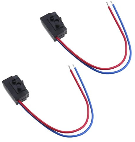 ECSiNG 2 Stück Auto Türschloss Links Mikroschalter Kontaktschalter 3BD998785 Tür Zubehör Reparatur Ersatzteil Kompatibel mit VW