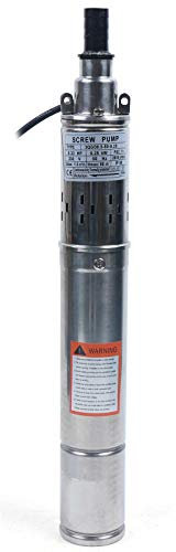 Pompa sommersa per fontane, 3 pollici, in acciaio inox, 230 V, 250 W, 1600 l/h, 80 m, con cavo da 20 m