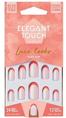 Elegant Touch Luxe Looks - Hot Tip, 12 Nail sizes